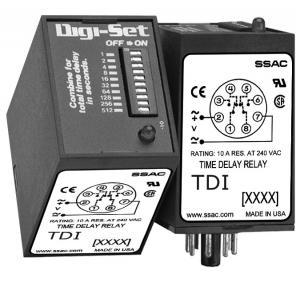 Littelfuse/SSAC Interval On Timer; 24VAC 10s - 10230s Time Range; DPDT 10A; Power Trigger; 8-Pin; Single Function; Digital Adjustment